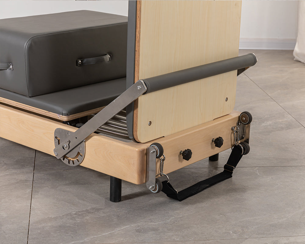 DZ154 Maple Wood Folding Reformer Pilates Machine