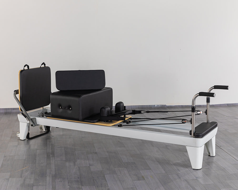 DZ147 Yoga studio white aluminum Alloy pilates reformer equipment