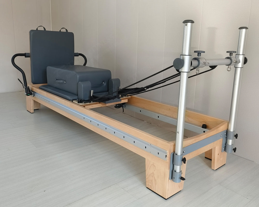 DZ132-4S maple wood movable footbar pilates reformer machine