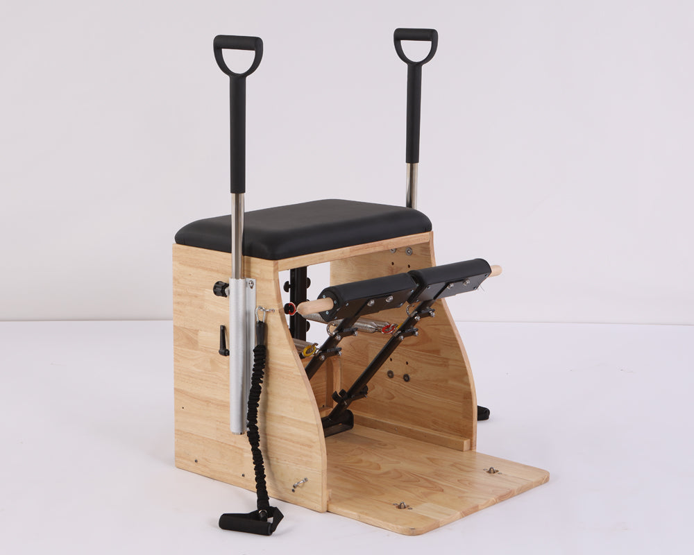 DZ138-1-2 Oak Wood Combo Chair: Versatile Pilates Excellence